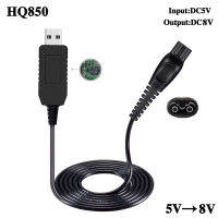 【Best value for money】 DC 8V HQ850สำหรับเครื่องโกนหนวด Norelco One QP2530/30 QP2630/30อะแดปเตอร์สายชาร์จมีดโกนสายชาร์จ USB