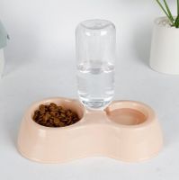 Automatic Pet Drinker Dog Bowls Water Bottles Liftable Bowl Dispenser Bowl for Puppy Universal dog Drinker Feeder Pet Products