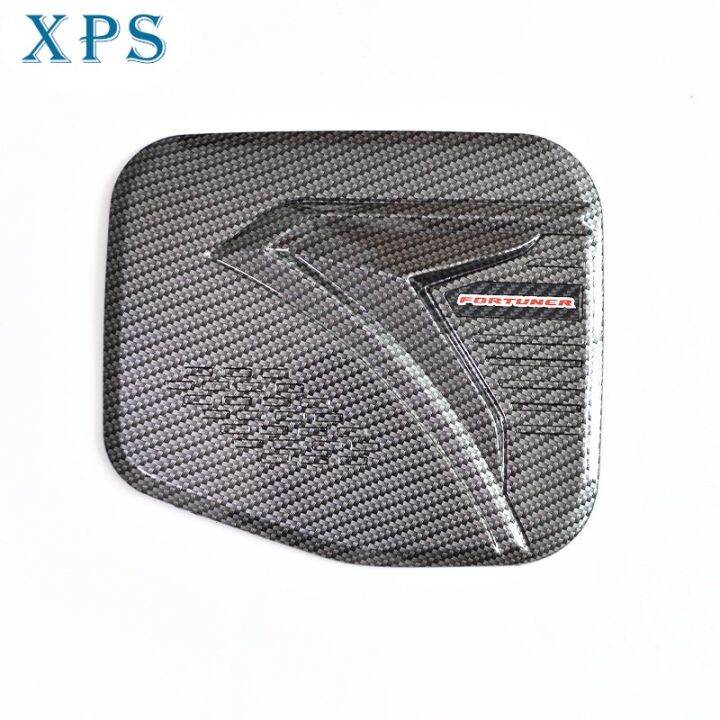 xps For TOYOTA FORTUNER 20042015 carbon fiber pattern car fuel tank cover,FORTUNER AN50 AN60