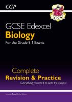 หนังสืออังกฤษใหม่ New GCSE Biology Edexcel Complete Revision &amp; Practice includes Online Edition, Videos &amp; Quizzes