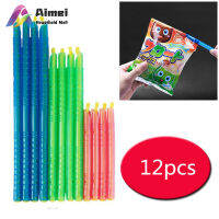 AIMEI 12ชิ้น/เซ็ตอาหารบรรจุภัณฑ์แถบปิดผนึกหลอดชนิดล็อคบาร์ปิดผนึกคลิปขนมขบเคี้ยวซีลหนีบ
