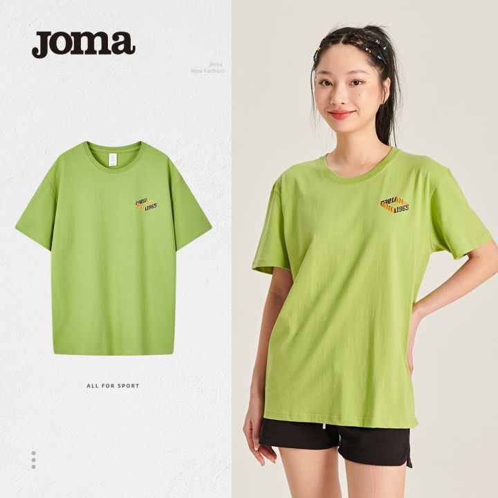 2023-high-quality-new-style-joma-homer-sports-short-sleeved-mens-and-womens-spring-and-summer-new-breathable-comfortable-sweat-absorbing-cotton-running-casual-sports-t-shirt