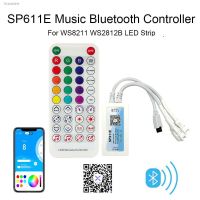 ✤❆ WS2812 WS2811 WS2812B LED Controller SP611E Music Bluetooth App IR 38Keys Remote Control Built In Mic 5V-24V