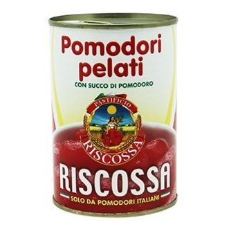 Premium import🔸( x 2) RISCOSSA Peeled Tomatoes มะเขือเทศสายพันธุ์อิตาเลี่ยนปลอกเปลือก บรรจุกระป๋อง - RI29