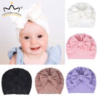 Soft Baby Turban Beanie Bowknot Headband For Infant Toddler Fashion Hair Accessories