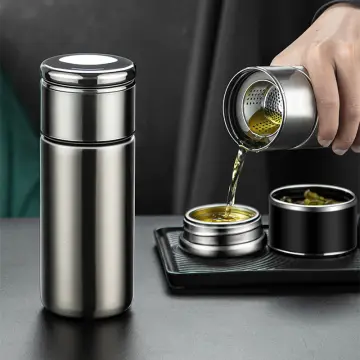 Tea Infuser Vacuum Flask 300ml Insulated Cup 316 Stainless Steel Tumbler  Thermos Bottle Travel Coffee Mug