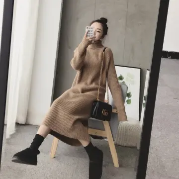MaiMin  Váy len body cổ lọ dáng ngắn mix với boot đùi là  Facebook