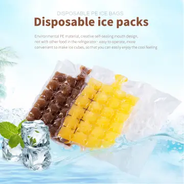 pe plastic ice cube freezer bags/disposable