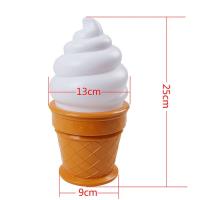 Newest Design Room Decor Vivid Ice Cream Shape Cone Shaped LED Night Light Desk Table Lamp