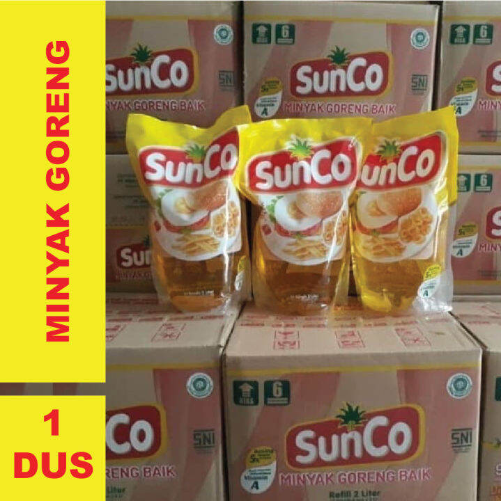 Sunco Minyak Goreng Sawit 2 Liter 1 Dus (6 Pcs) Lazada Indonesia
