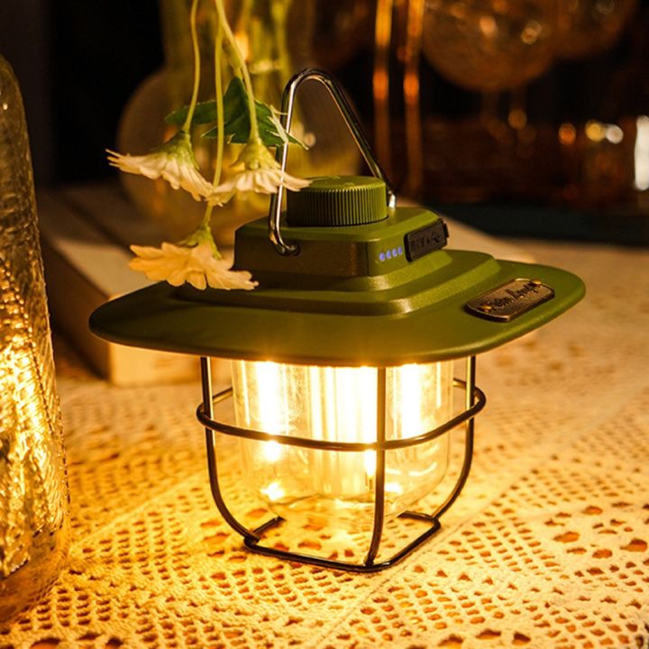 mini-vintage-metal-hanging-lanterns-led-camping-light-portable-waterproof-usb-charging-tent-light-with-hook-outdoor-garden-lamp
