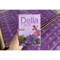 แพคเกจใหม่ DELLA Fiber Plus ผลิตภัณฑ์เสริมอาหาร เดลล่า-ไฟเบอร์ พลัส (ตรา เดลล่า) 1 กล่อง มี 5 ซอง