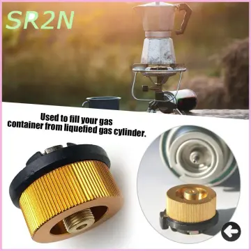 Outdoor Gas Stove Camping Stove Propane Refill Adapter Burner Lpg Flat  Cylinder Tank Coupler Bottle