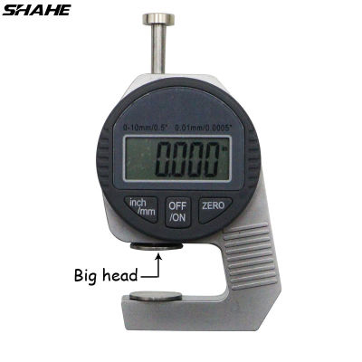Portable Large LCD Electronic Thickness Gauge Mini 0.01 mm Digital Thickness Gauge Meter 0-12.7 mm With Big Head