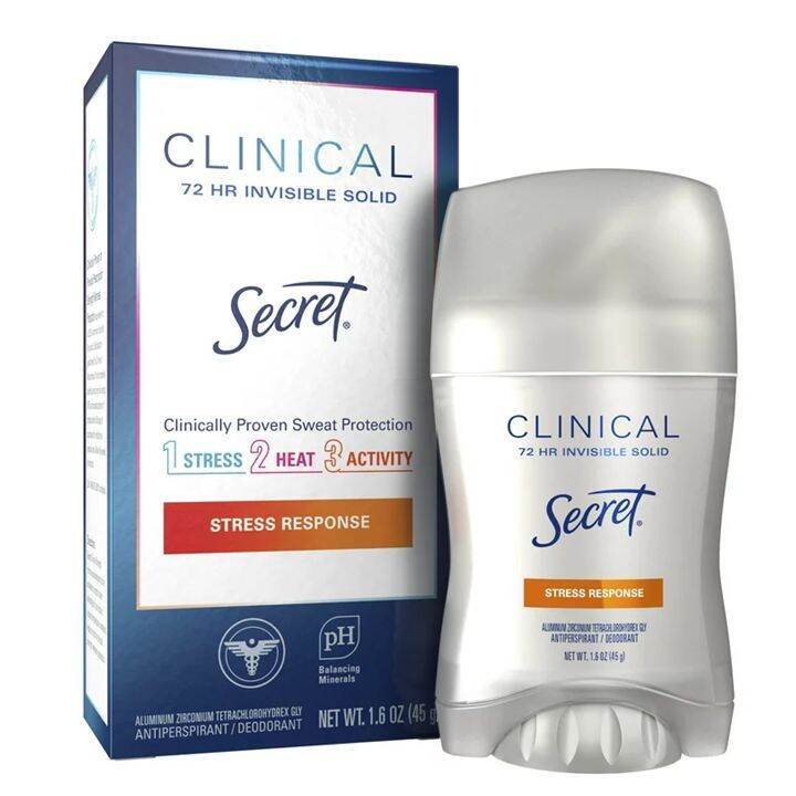 Secret Clinical Strength Invisible Solid Antiperspirant Deodorant ...