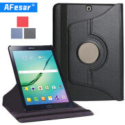 Tab S2 SM-T810 T813 T815 T819 Case Luxury 360 Rotating Smart Premium PU