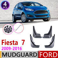 แผ่นบังโคลนรถสำหรับ Ford Fiesta 7 MK7แฮทช์แบค2009 ~ 2016บังโคลนอุปกรณ์เสริมบังโคลน2010 2011 2012 2013 2014