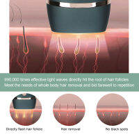 เครื่องกำจัดขน Depilator ไฟฟ้าแบบมืออาชีพพร้อมเครื่องกำจัดขน IPL กะพริบ 990000 สำหรับอุปกรณ์กำจัดขนถาวรตามร่างกาย