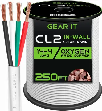 250 ft. 14/2 Brown Stranded CU CL3 Outdoor Speaker Wire