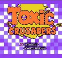 TOXIC CRUSADERS 60 Pins English Version Game Cartridge for 8 Bit 60pin Game Console