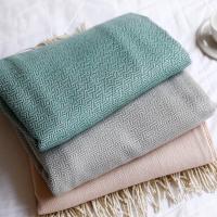 Nordic Style Home Sofa Decorate Cover Green Geometric Throw Blanket Air Conditioning Blanket Bed Sheet Sofa Towel for Bedspread Summer Blanket