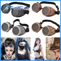 PETIRUN Cycling Rivet Sunglasses Victorian Spiked Motorcycle Round Goggle Goth Steampunk