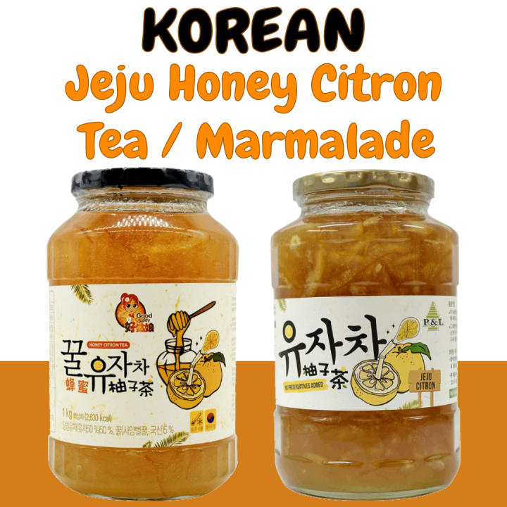 Korean Jeju Honey Citron Tea Marmalade Yujacha 1kg Made In Korea Lazada 0353