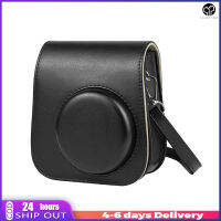 กระเป๋าครอบที่เก็บของแบบพกพาได้สำหรับเดินทางเคสป้องกันกล้องพร้อมสายรัดปรับระดับได้แบบถอดได้ใช้ได้กับกล้อง Instax Mini 11ทันที