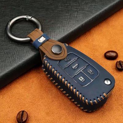 หุ้มกุญแจรถหนังสำหรับ Chevrolet Equinox Blazer Cruze Prima Onix เครื่องประดับเคสป้องกันแบบกุญแจรีโมทอัตโนมัติ