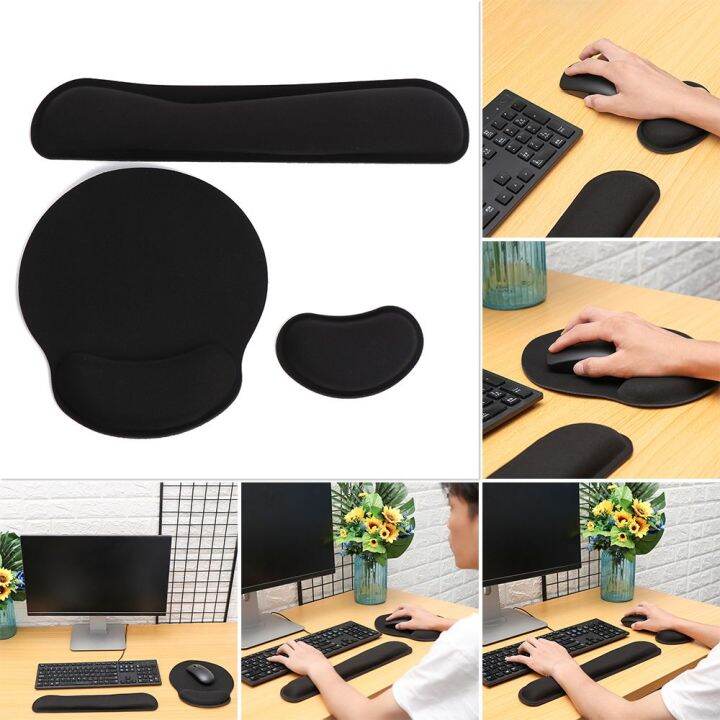 【COD & Ready Stock】Mouse Pad Mechanical Keyboard Anti Slip Wrist Rest ...