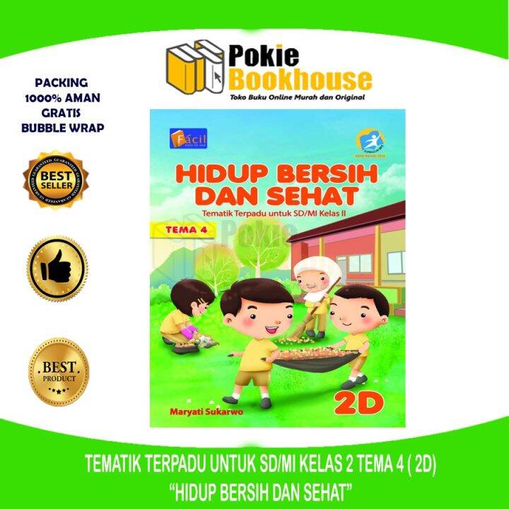 Best Seller Original Tematik Terpadu Kelas 2 Sd Mi 2d Tema 4 Hidup