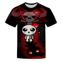 The Binding Of Isaac 3D พิมพ์เสื้อยืดผู้ชายผู้หญิงการจัดการ Fear Gothic T เสื้อยอดนิยมตัวอักษร Tshirts Individualization