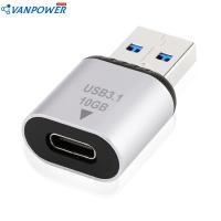 5V USB 3.1 USB ตัวผู้ USB C อะแดปเตอร์ตัวเมีย10อะแดปเตอร์ Gbps USB USB C ไปยังอะแดปเตอร์ USB 3.1 Gen 2ปลั๊กแอนด์เพลย์การถ่ายโอนข้อมูลความเร็วสูงสำหรับ Macbook/ Huawei/Samsung