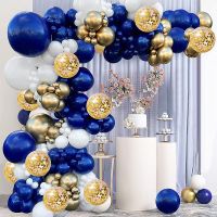 ▪✚ Macaron Balloon Arch Garland Kit Blue Silver Blue Birthday Decorations - Blue - Aliexpress