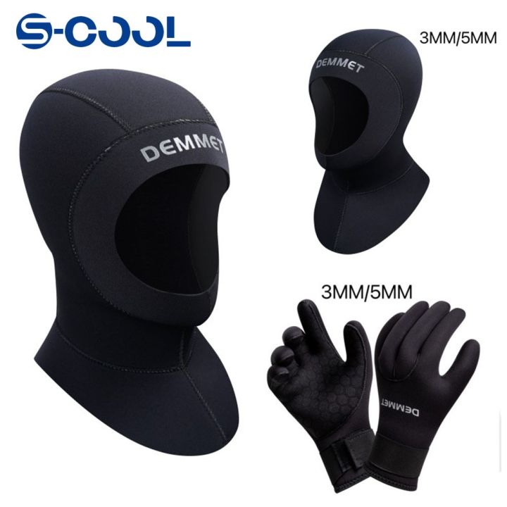 3mm-5mm-นีโอพรีนดำน้ำ-s-หมวกหมวกดำน้ำผู้ชายผู้หญิงสำหรับดำน้ำดูปะการังอุปกรณ์กีฬาใต้น้ำ