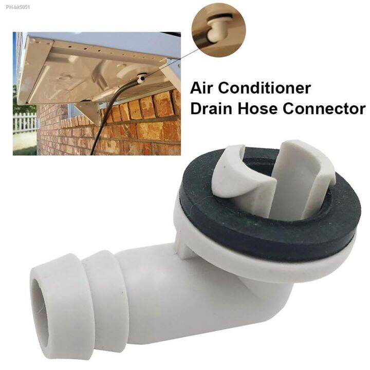 ☄ ┅ Plastic Air Conditioner AC Drain Hose Connector Elbow Fitting with