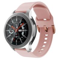 ✓❁✇ 20mm 22mm สายซิลิโคนสำหรับ Samsung Galaxy Watch 4/Huawei Watch 42mm/Active 2 สร้อยข้อมือกีฬาสายรัดข้อมือสำหรับ Amazfit Bip Correa