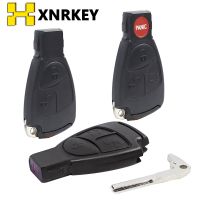 XNRKEY Car Key Shell for Benz C B E Class W203 W211 W204 Yu Bn Cls Clk Replacement 2/3/4 Button Remote Key Shell Case Cover