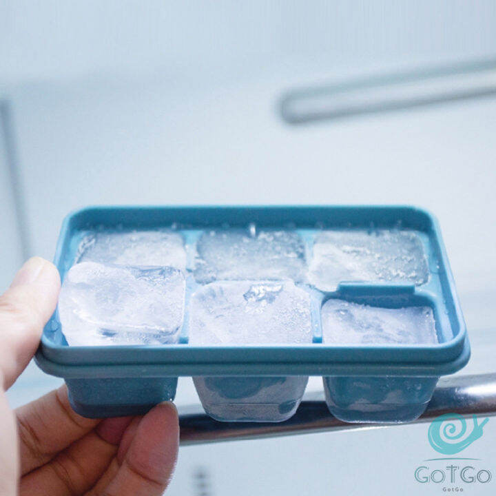 gotgo-แม่พิมพ์น้ำแข็งก้อน-ฝาปิด-พร้อมฝา-6-ช่อง-ice-tray-mould