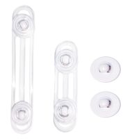 ▥☃✎ Multi-function baby Anti-pinch drawer lock child child safety strap locks transparent child anti-opening soft belt lock