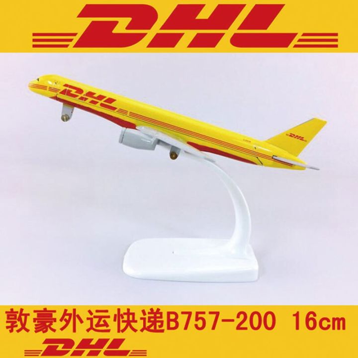 16cm-1-400-classic-boeing-b757-200-model-collection-dhl-express-delivery-airlines-with-base-alloy-aircraft-planedisplay-modeltoy