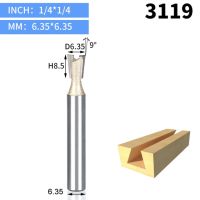 Huhao 1ชิ้น1/2Quot; 1/4Quot; Shank เครื่องตัดไม้ Dovetail Bits ดอกเราเตอร์บิต2ขลุ่ยสำหรับเครื่องมือแกะสลักไม้ทังสเตนคาร์ไบด์