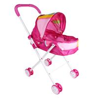 Doll Stroller for Toddlers Babies Stroller Toy Foldable Doll Pram with Retractable Canopy Babies Doll Accessories Gift Toys for Girls newcomer