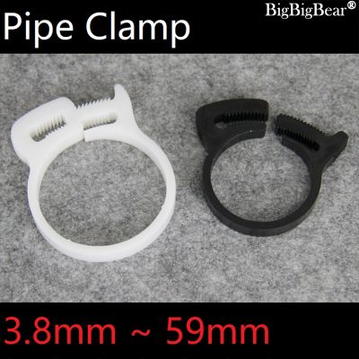 【CC】☑☽▥  10pcs Hose Clamps 3.8 59mm Plastic Pipe Clip Cramps Air Tube Fitting  Fixed