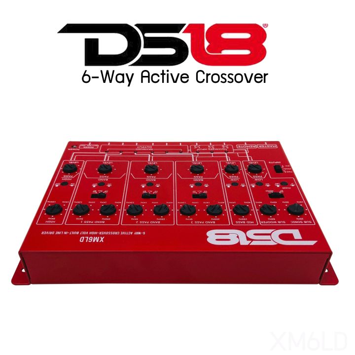 ครอสโอเวอร์-crossover-ds18-รุ่นxm6ld-6-way-active-crossover-รอสโอเวอร์-6ทาง-เพื่อให้มีการกระจายความถี่ที่สมบูรณ์แบบทั่วทั้งระบบในรถ-เครื่องเสียงติดรถยนต์