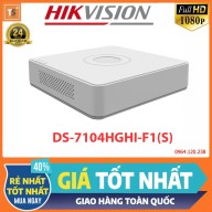 Đầu Ghi Hình Camera TURBO HD 4 Kênh Hikvision DS-7104HGHI-F1S thumbnail