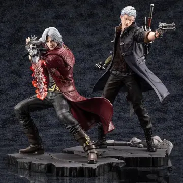 Boneco Action Figure Dante Devil May Cry 24cm Vinil Articulado