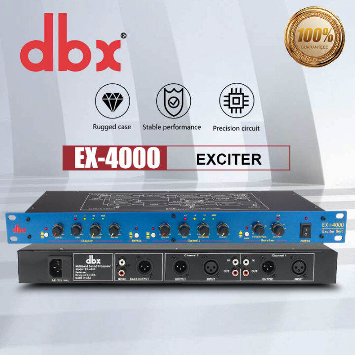 DBX EX4000 professional vocal midfrequency exciter Audio excitation. Professional vocal
