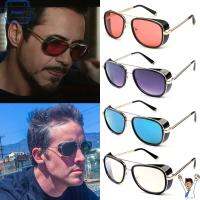 BOAGAUL แว่นตากันแดด UV400แฟชั่น,สำหรับผู้ชายผู้หญิงแว่นตากันแดด TONY Stark แว่นตากันแดดทรงเหลี่ยมแว่นกันแดด3ชิ้น