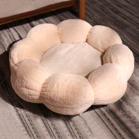 New Round Flower Cat Pet Nest Winter Warm Dog Kennel Small And Medium-Sized Dog Mattress Rabbit Plush Sleep Accessories